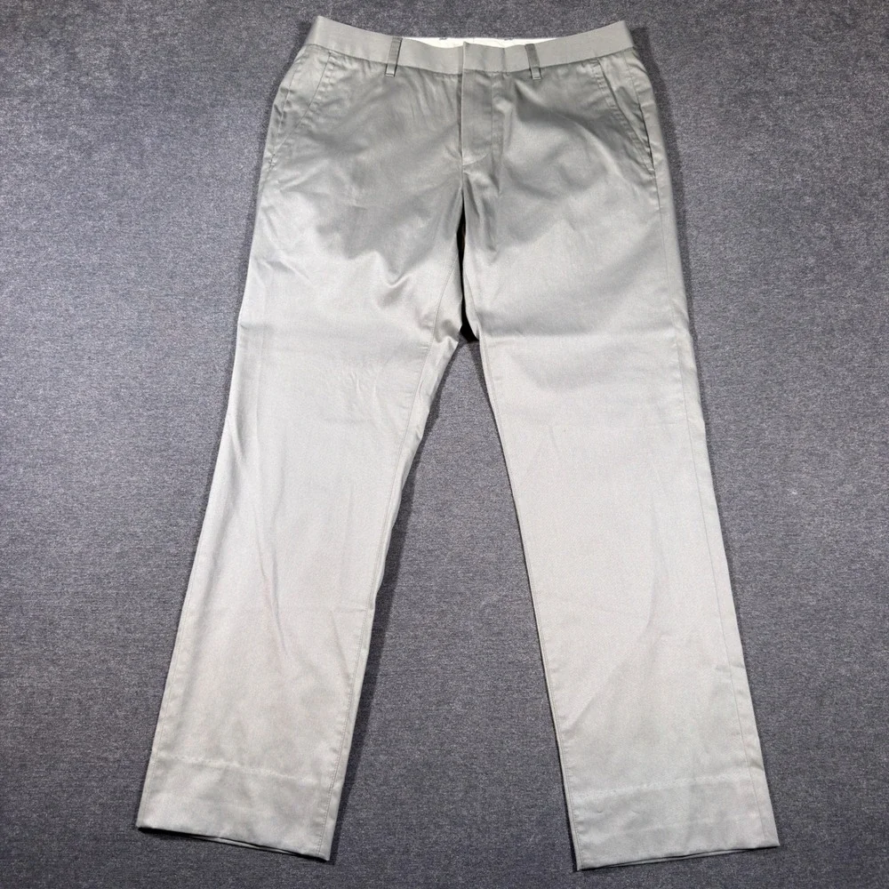 Bonobos Friday Chino Pants Men 31x30 Gray Slim Fit Stretch Cotton Work Casual